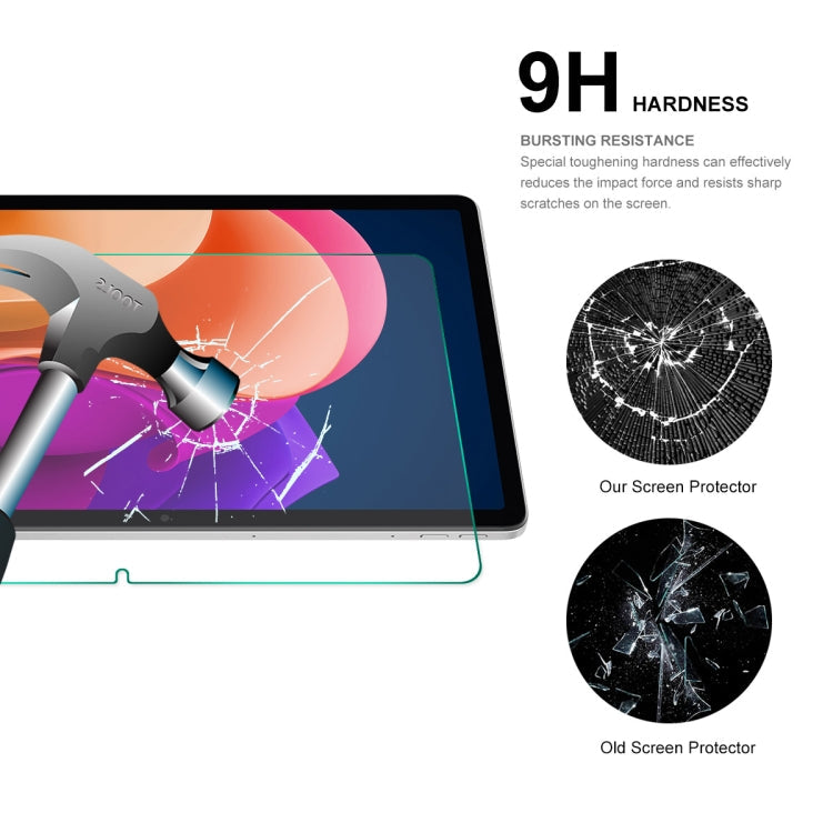 For Lenovo Tab P11 Pro Gen 2 11.2 inch ENKAY Hat-Prince 0.33mm Explosion-proof Tempered Glass Anti-Scratch Film, 1 PCS, 2pcs