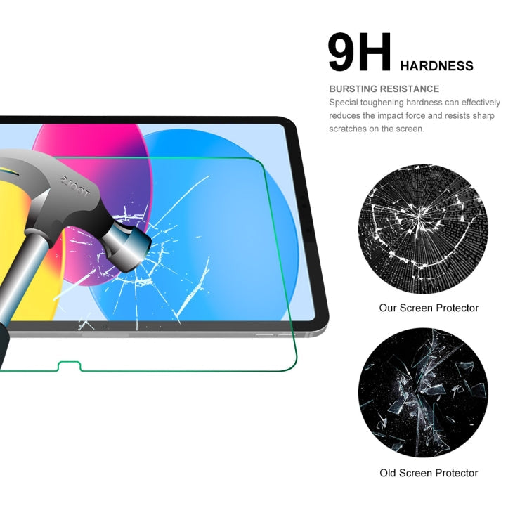For iPad 2022 10.9 ENKAY 0.33mm Explosion-proof Anti-Scratch Tempered Glass Film, For iPad 10th Gen 10.9 2022(1pc), For iPad 10th Gen 10.9 2022(2pcs)