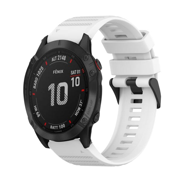 22mm Horizontal Texture Silicone Watch Band with Removal Tool, For Garmin Fenix 6 Pro GPS, For Garmin Fenix 6 Sapphire GPS, For Garmin Fenix 5