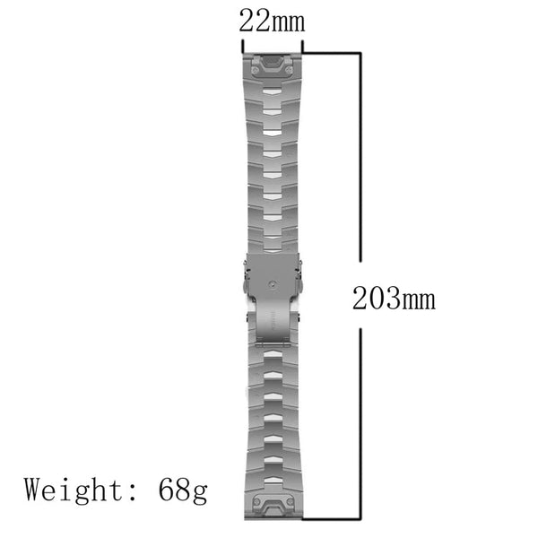 22mm Titanium Alloy Quick Release Watch Band