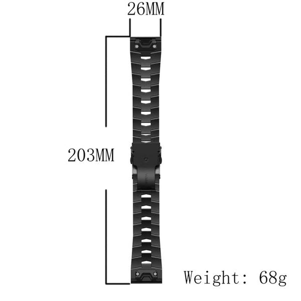26mm Titanium Alloy Quick Release Watch Band