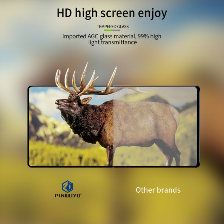 PINWUYO 9H 3D Curved Full Screen Explosion-proof Tempered Glass Film