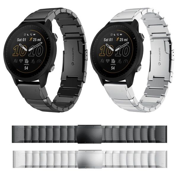 22mm Tortoise Shell Stainless Steel Watch Band