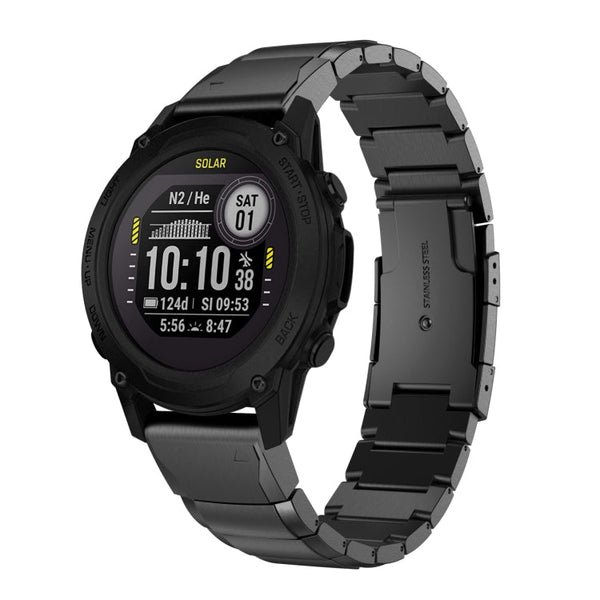 22mm Tortoise Shell Stainless Steel Watch Band