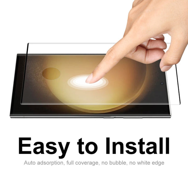 For Samsung Galaxy S23 Ultra 5G ENKAY 3D Hot Bending Explosion-proof Full Tempered Glass Film