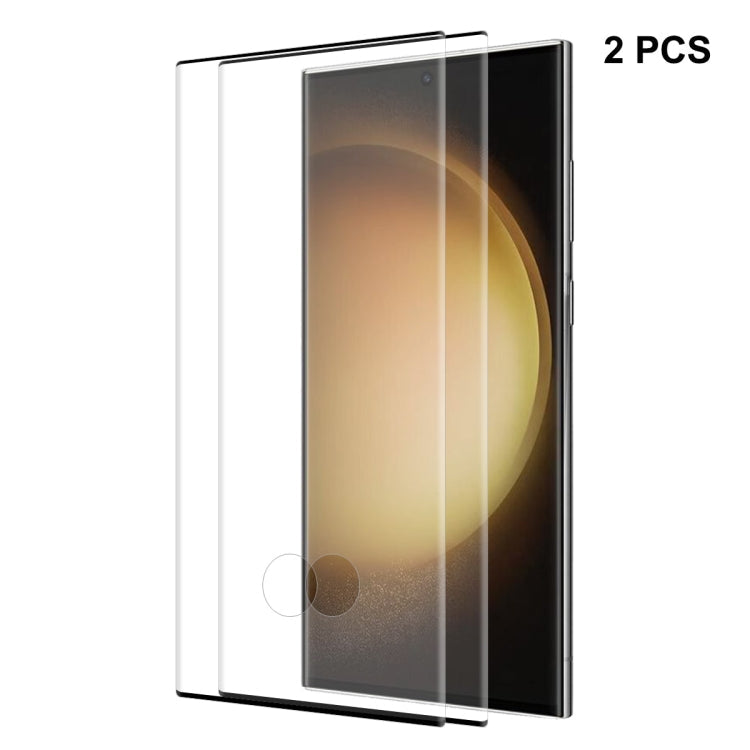 For Samsung Galaxy S23 Ultra 5G ENKAY 3D Hot Bending Explosion-proof Full Tempered Glass Film