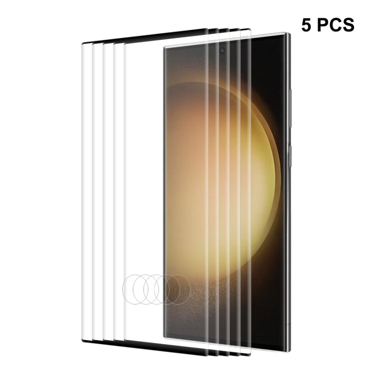 For Samsung Galaxy S23 Ultra 5G ENKAY 3D Hot Bending Explosion-proof Full Tempered Glass Film