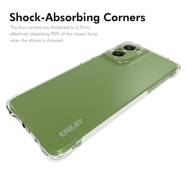 ENKAY Hat-Prince Transparent TPU Shockproof Phone Case