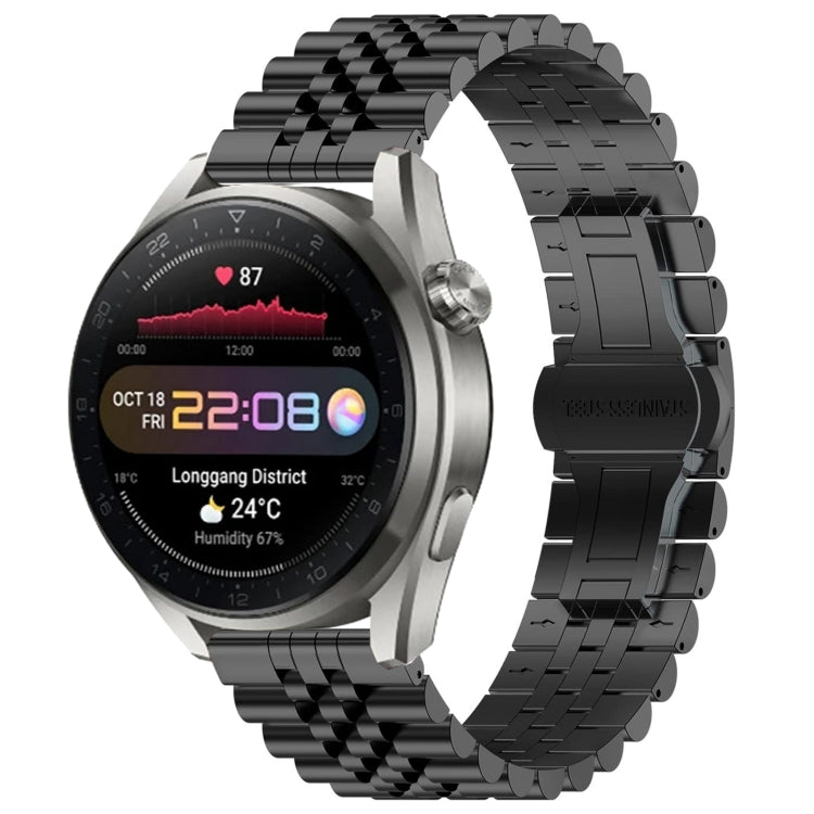 Five Bull Half Round Stainless Steel Watch Band + Strap Removal Tool, For Huawei Watch GT3 SE, For Huawei Watch Buds, For Huawei Watch3 Pro New