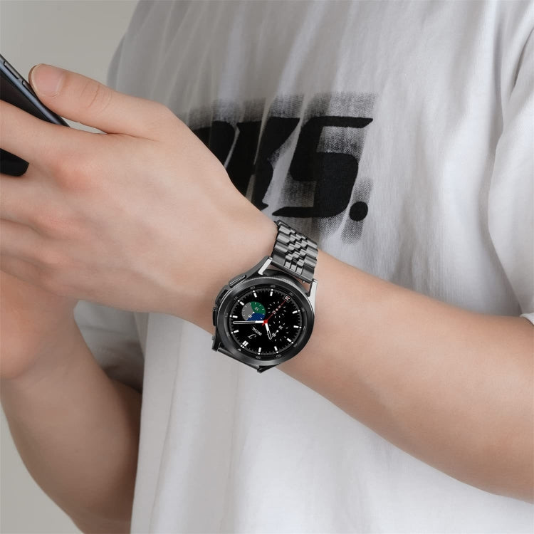 Five Bull Half Round Stainless Steel Watch Band + Strap Removal Tool, For Huawei Watch GT3 Pro 46mm, For Huawei Watch GT Runner, For Huawei Watch GT3 46mm