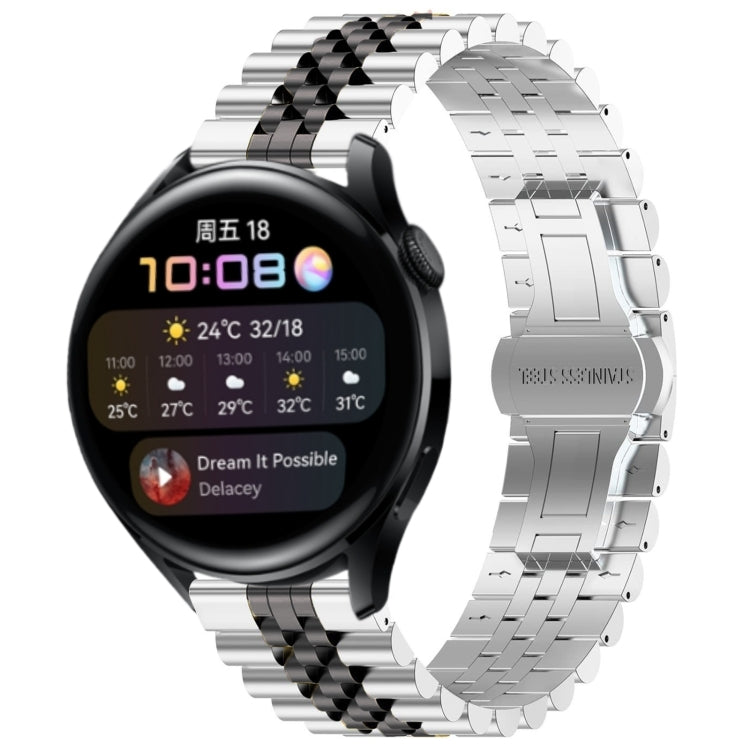 Five Bull Half Round Stainless Steel Watch Band + Strap Removal Tool, For Huawei Watch 3 / 3 Pro, For Huawei Watch GT2 Pro / GT 2e, For Huawei Watch GT 42mm/46mm / GT2 46mm