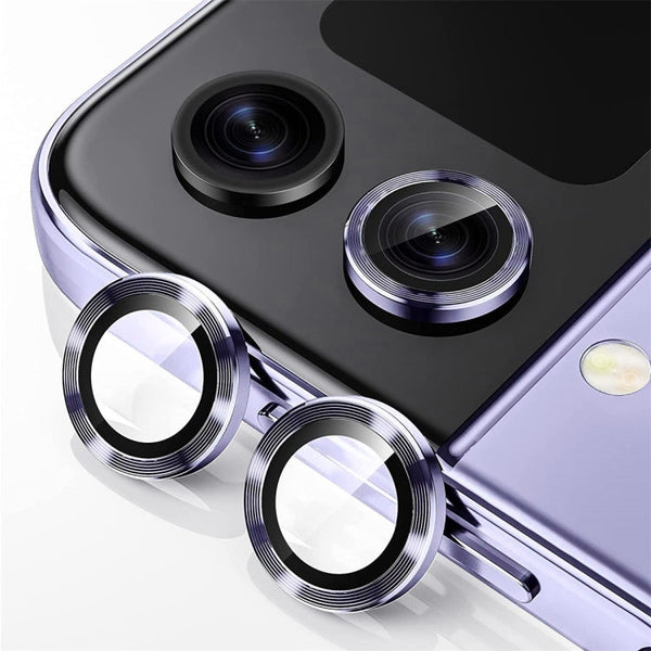 For Samsung Galaxy Z Flip4 / W23 Flip ENKAY Hat-Prince 9H Rear Camera Lens Aluminium Alloy Tempered Glass Film, For Samsung Galaxy Z Flip4 / W23 Flip