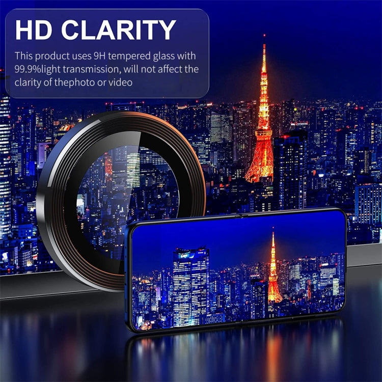For Samsung Galaxy Z Flip4 / W23 Flip ENKAY Hat-Prince 9H Rear Camera Lens Aluminium Alloy Tempered Glass Film, For Samsung Galaxy Z Flip4 / W23 Flip