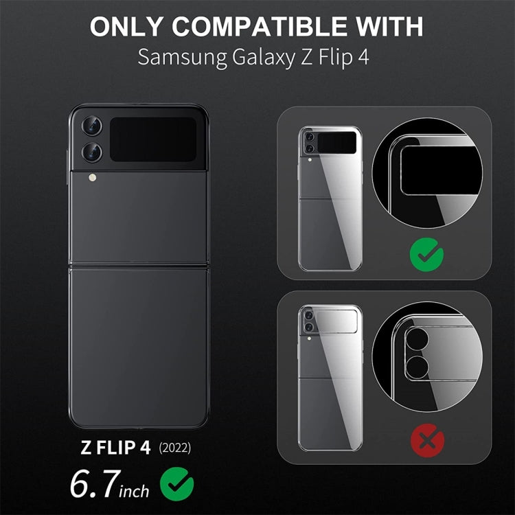 For Samsung Galaxy Z Flip4 / W23 Flip ENKAY Hat-Prince 9H Rear Camera Lens Aluminium Alloy Tempered Glass Film, For Samsung Galaxy Z Flip4 / W23 Flip