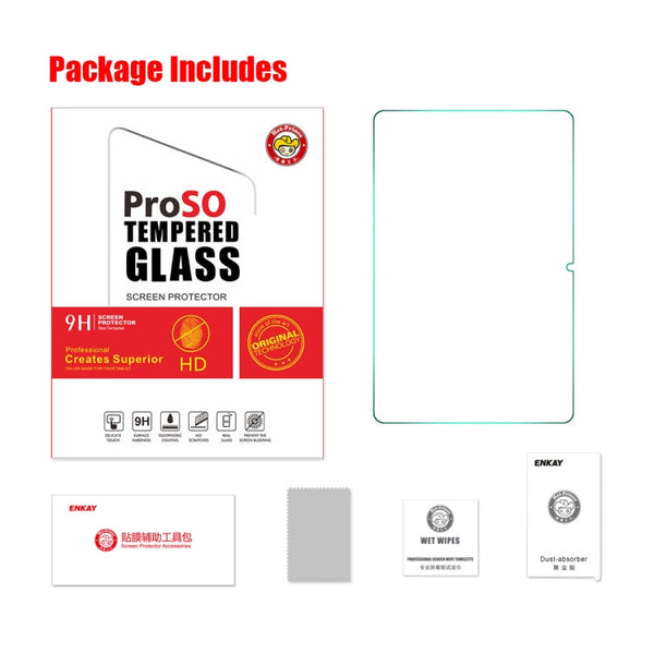 For Xiaomi Pad 6 / Pad 6 Pro ENKAY Hat-Prince 0.33mm Explosion-proof Tempered Glass Film, For Xiaomi Pad 6 / Pad 6 Pro (1pc), For Xiaomi Pad 6 / Pad 6 Pro (2pcs)