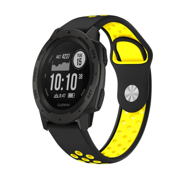 22mm Sports Breathable Silicone Watch Band