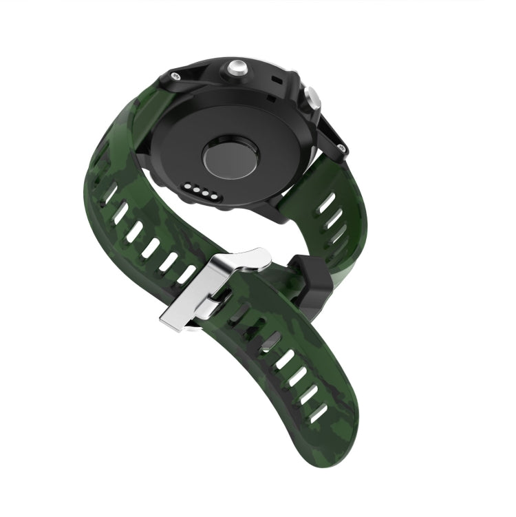 26mm Camouflage Printed Silicone Watch Band