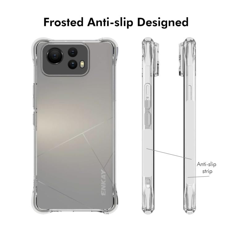 ENKAY Hat-Prince Transparent TPU Shockproof Phone Case