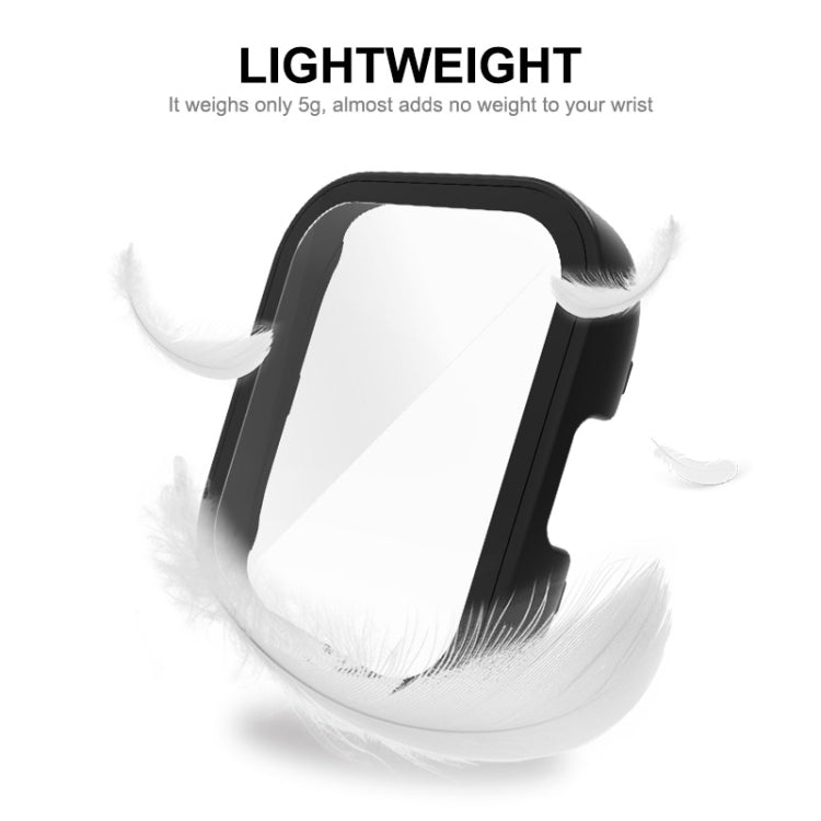 For Redmi Watch 3 ENKAY Hat-Prince Full Coverage PC Frame + Tempered Glass Film Watch Case