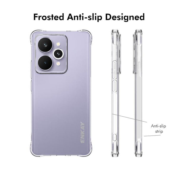 ENKAY Transparent TPU Shockproof Anti-slip Phone Case