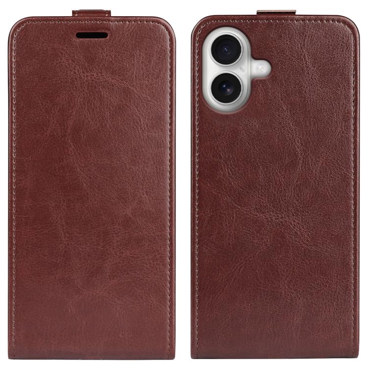 R64 Texture Single Vertical Flip Leather Phone Case