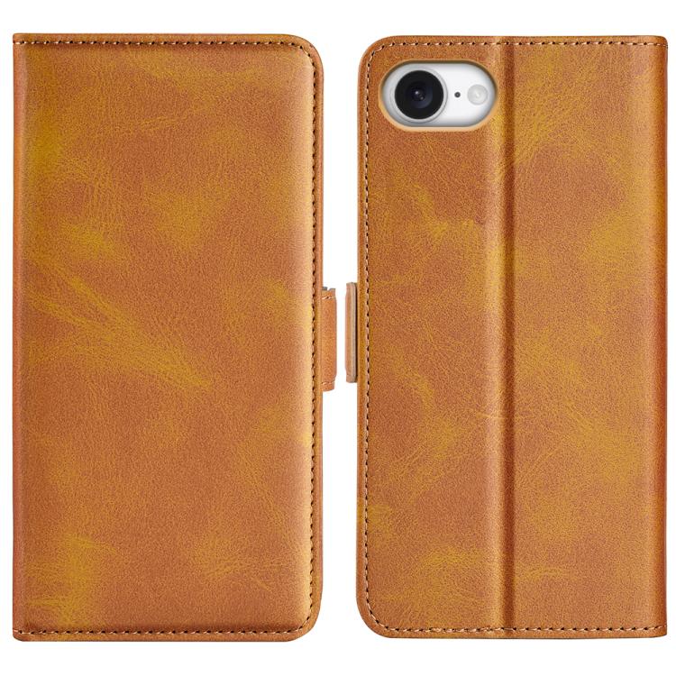 Dual-side Magnetic Buckle Horizontal Flip Leather Phone Case