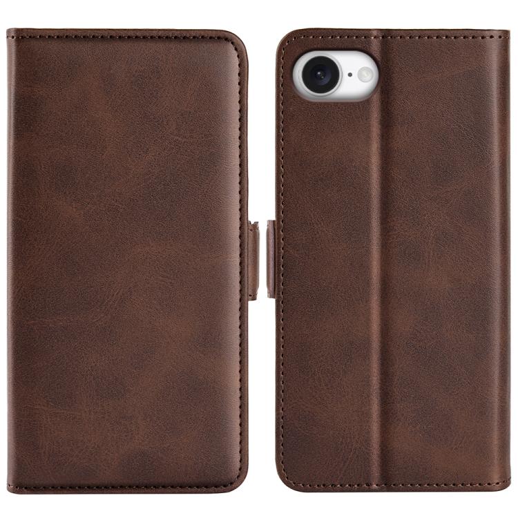 Dual-side Magnetic Buckle Horizontal Flip Leather Phone Case