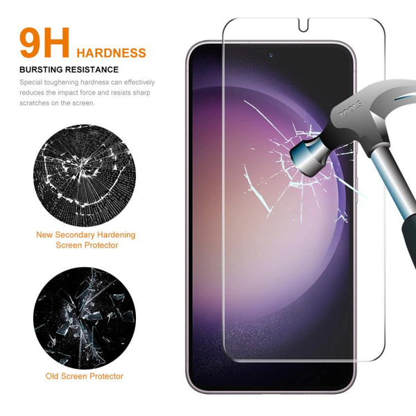 2pcs ENKAY 0.18mm High Aluminum-silicon Tempered Glass Film, Support Ultrasonic Fingerprint Unclock