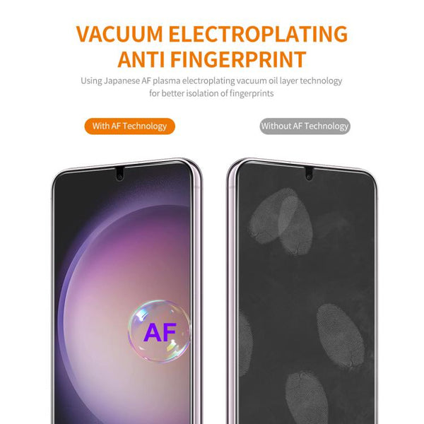 2pcs ENKAY 0.18mm High Aluminum-silicon Tempered Glass Film, Support Ultrasonic Fingerprint Unclock