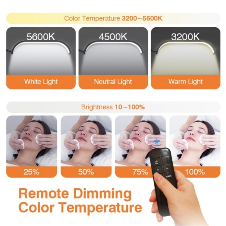 HD-G63X Floor Standing Remote Dimming LED Moon Lamp Manicure Eyelash Beauty Lamp, US Plug, UK Plug, EU Plug, AU Plug