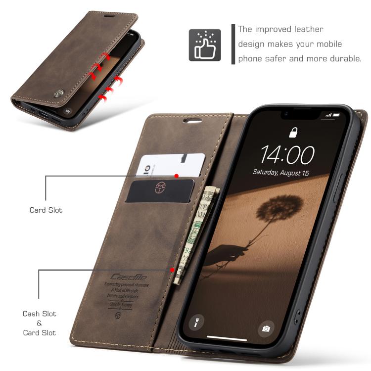 CaseMe 013 Multifunctional Horizontal Flip Leather Phone Case