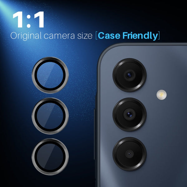 NORTHJO Camera Lens Protector CD Metal Ring Tempered Glass Film