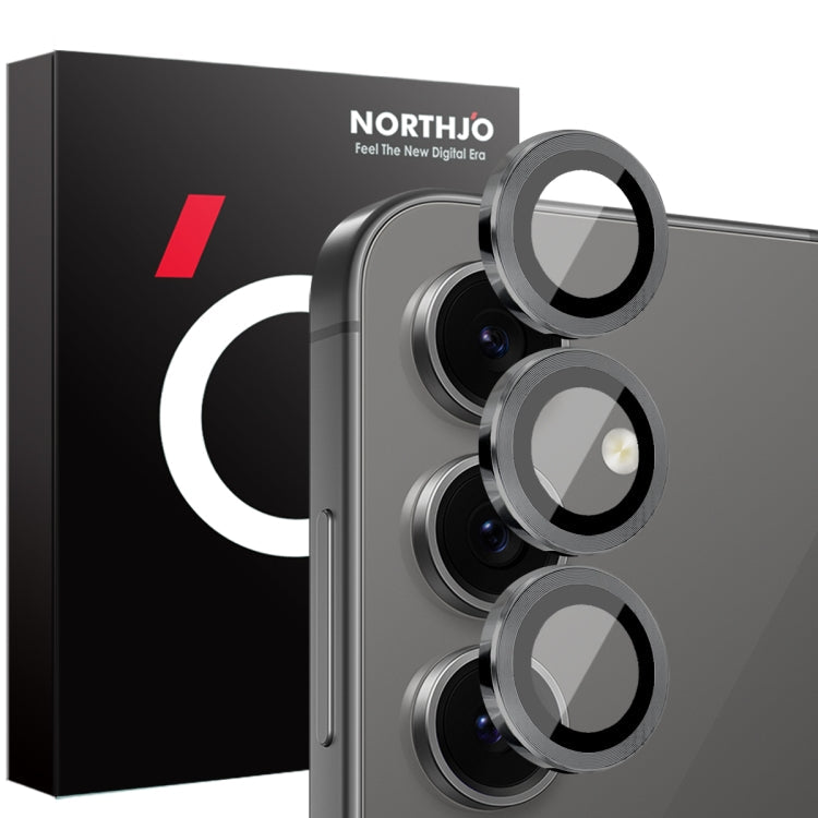 NORTHJO Camera Lens Protector CD Metal Ring Tempered Glass Film