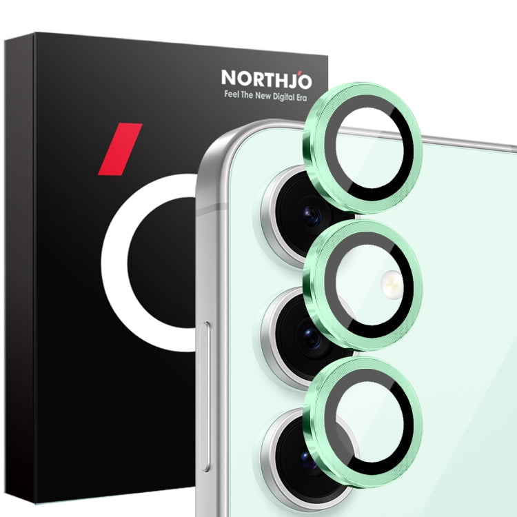 NORTHJO Camera Lens Protector CD Metal Ring Tempered Glass Film