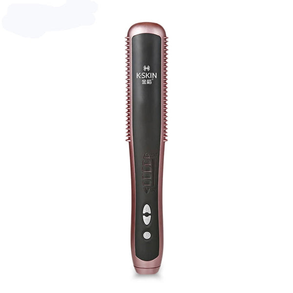 K-SKIN KD388A Electric Ceramic Hair Straightener Combs PTC Heating Hair Care Styling Comb Auto Massager Straightening Lrons