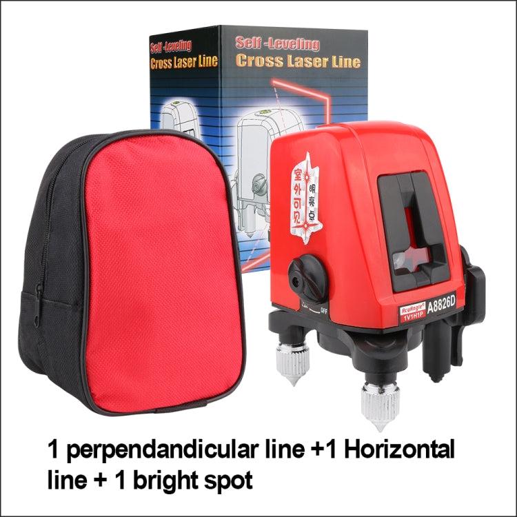 A8826D Laser Level 3D Self Leveling 2 Line Lasers Horizontal Vertical Lasers Level 360 Tripod Mini Laser Levels