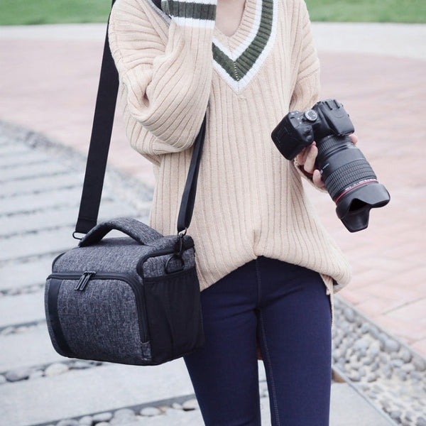 Portable Waterproof Outdoor Sports Sling Shoulder Bag for DSLR Cameras
