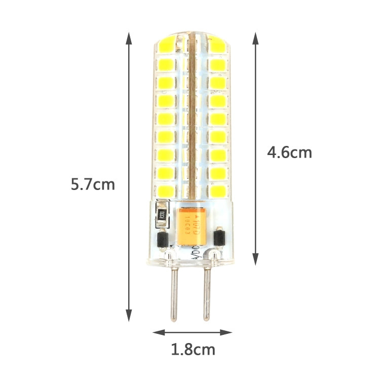 GY6.35 5W SMD2835 72LEDs Dimmable Silicone Corn Bulb for Chandelier Crystal Lamp Lighting Accessories,AC 12V, Warm White, Cool White