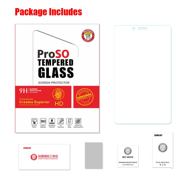 ENKAY Hat-Prince 0.33mm 9H Surface Hardness 2.5D Explosion-proof Tempered Glass Film for Samsung Galaxy Tab A 8.0 (2019) T290 / T295