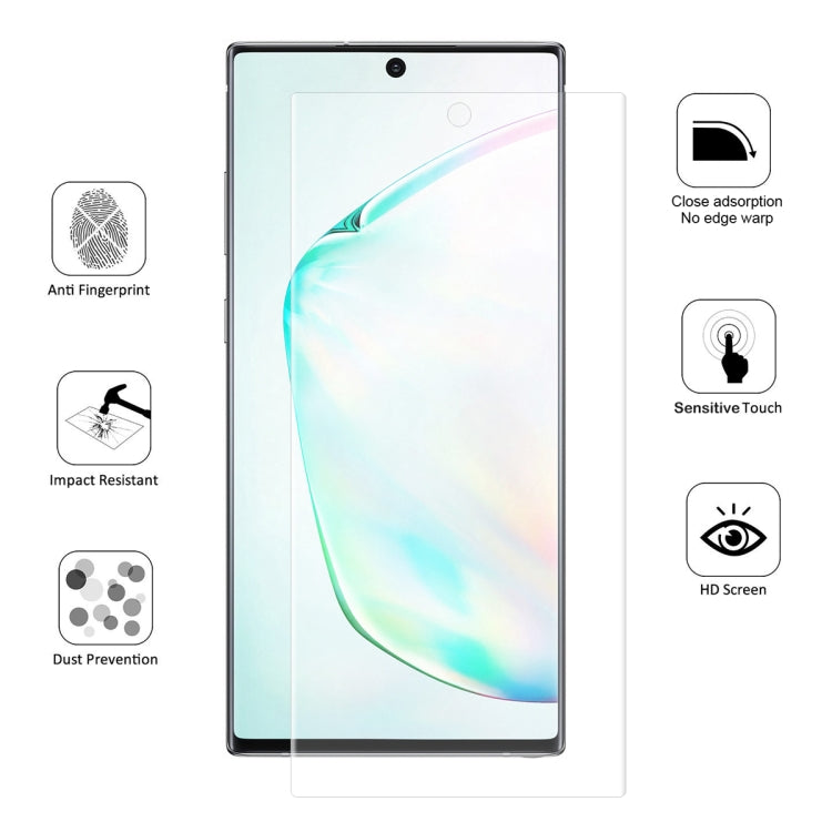 ENKAY Hat-Prince 0.1mm 3D Full Screen Protector Explosion-proof Hydrogel Film for, For Galaxy Note10, For Galaxy Note10+