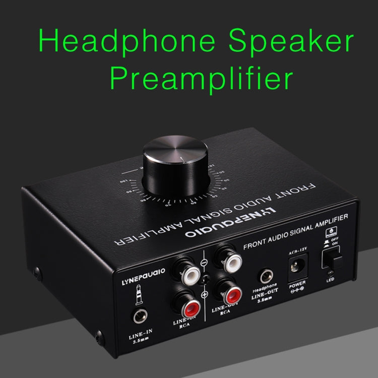 B015 Front Stereo Signal Amplifier Booster Headphones Speaker Amplifier Headset Dual-Audio Source, B015