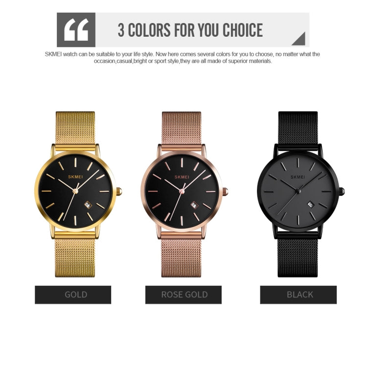 SKMEI 1530 Fashion Europe And America Simple Business Women Wristwatch Elegant Thin Female Student Quartz Watch