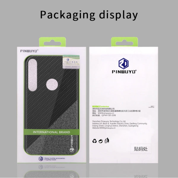 PINWUYO Rong Series  Shockproof PC + TPU+ Chemical Fiber Cloth Protective Cover