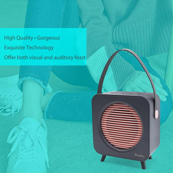 Oneder V9 Fabric Portable Wireless Bluetooth Speaker Portable Card Subwoofer Creative Gift Mini Speaker