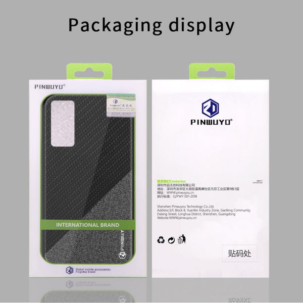 PINWUYO Rong Series  Shockproof PC + TPU+ Chemical Fiber Cloth Protective Cover, For Huawei P40, For Huawei P40 pro / P40pro+, For Galaxy A01, For Galaxy?A21