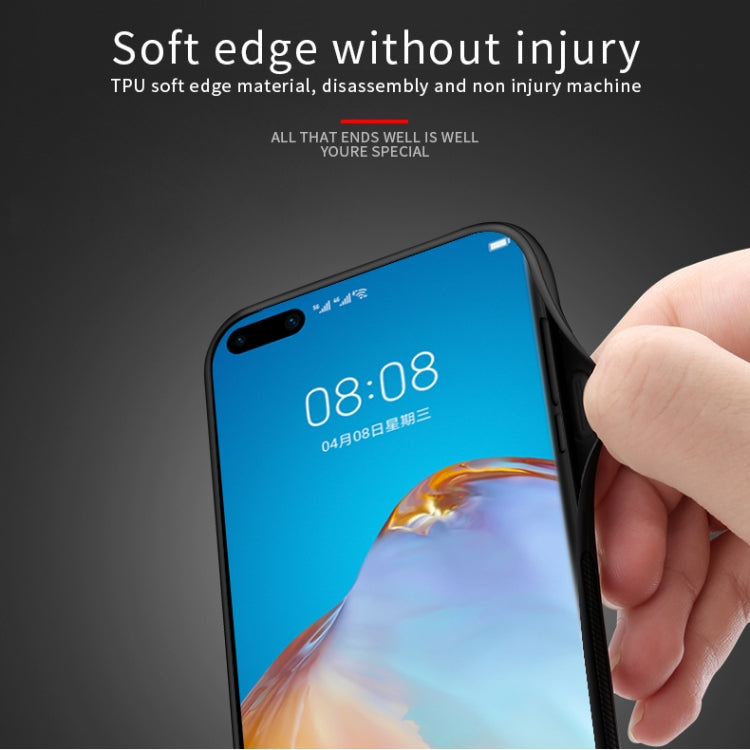 PINWUYO Rong Series  Shockproof PC + TPU+ Chemical Fiber Cloth Protective Cover, For Huawei P40, For Huawei P40 pro / P40pro+, For Galaxy A01, For Galaxy?A21