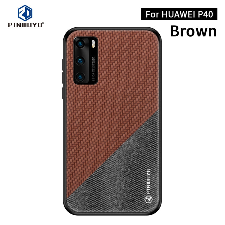 PINWUYO Rong Series  Shockproof PC + TPU+ Chemical Fiber Cloth Protective Cover, For Huawei P40, For Huawei P40 pro / P40pro+, For Galaxy A01, For Galaxy?A21
