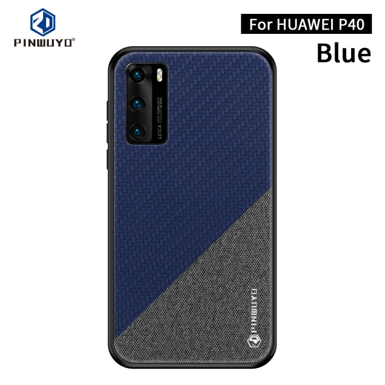 PINWUYO Rong Series  Shockproof PC + TPU+ Chemical Fiber Cloth Protective Cover, For Huawei P40, For Huawei P40 pro / P40pro+, For Galaxy A01, For Galaxy?A21