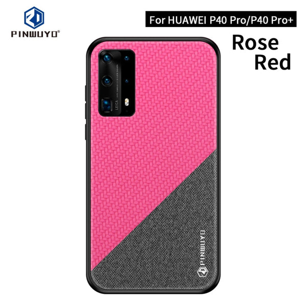 PINWUYO Rong Series  Shockproof PC + TPU+ Chemical Fiber Cloth Protective Cover, For Huawei P40, For Huawei P40 pro / P40pro+, For Galaxy A01, For Galaxy?A21