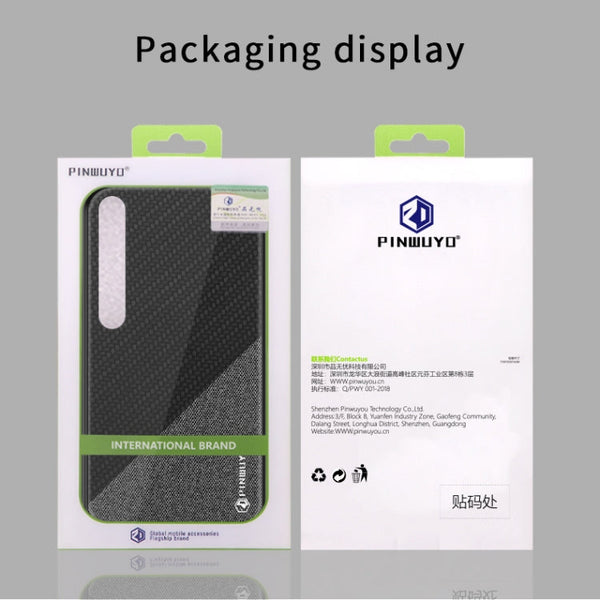 PINWUYO Rong Series  Shockproof PC + TPU+ Chemical Fiber Cloth Protective Cover, For Xiaomi 10 / 10pro, For Xiaomi  RedMi K30
